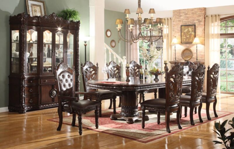 TIGER 123 DINING TABLE 6 CHAIRS